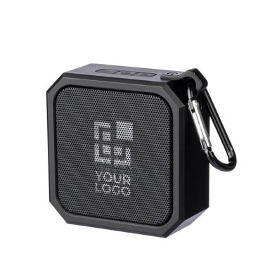 Piccolo speaker quadrato personalizzabile in ABS riciclato