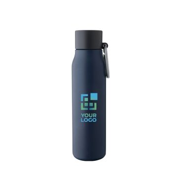 Borraccia termica in acciaio inox riciclato con moschettone da 600ml
