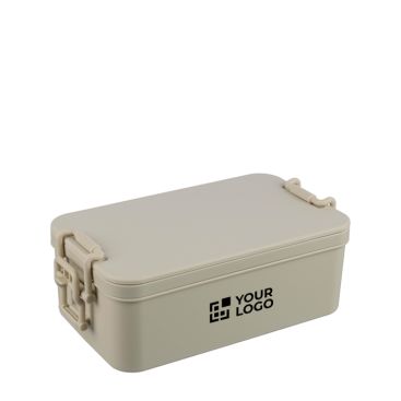 Portapranzo impilabile a due piani con set di posate 2,2 L
