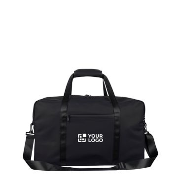 Borsa sportiva e da viaggio in pelle sintetica riciclata con doppia maniglia