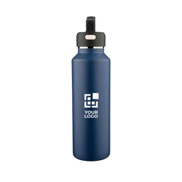 Borraccia in acciaio inox a doppia parete con tappo da trasporto 600 ml