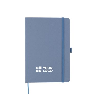 Quaderno A5 con copertina in cartone riciclato e pagine a righe