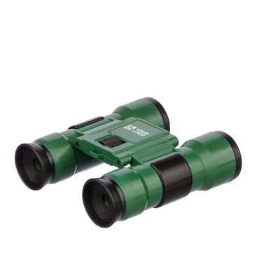 Binocolo in plastica resistente con lenti acriliche e ingrandimento 4x