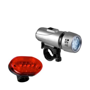 Luci da bicicletta con 5 Led e 3 modalità di intermittenza