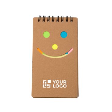 Blocchetto con 50 pagine a righe e 150 memo sticker
