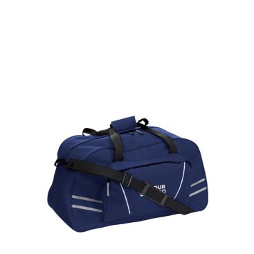 Borsa sportiva in poliestere con tasca frontale con cerniera