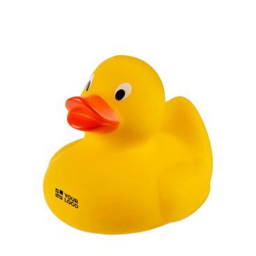 Paperella gialla di gomma da vasca da bagno in PVC personalizzabile