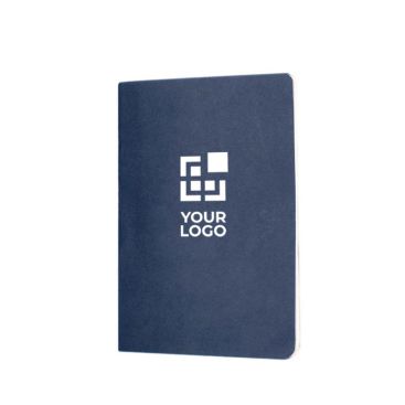 Taccuino A5 con copertina in cartone e pagine a righe color crema