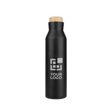 Borraccia termica in acciaio inox a doppia parete con tappo a vite 600 ml