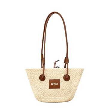 Borsa a cesta grande con manici lunghi da personalizzare 280 g/m²