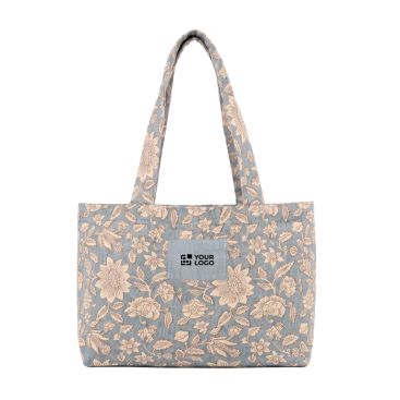 Borsa in cotone e poliestere con stampa premium 220 g/m²