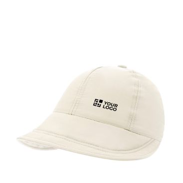 Cappellino a 6 pannelli in poliestere con ampia visiera