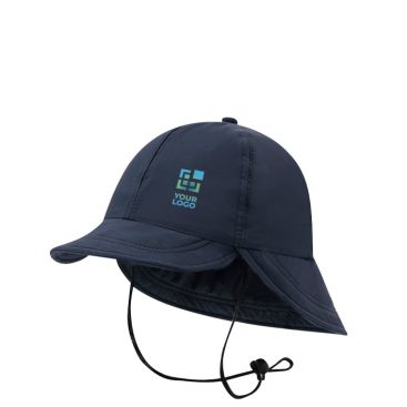 Cappello pescatore con ampia aletta posteriore per protezione solare