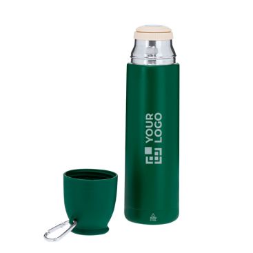 Termos in acciaio inox riciclato 500 ml con tazza da 120 ml