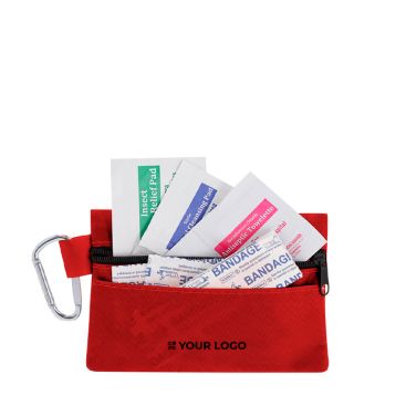 Kit di primo soccorso con manico e 14 accessori