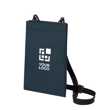 Tracolla in PU con unico scomparto e chiusura in velcro