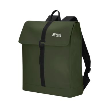 Zaino dal tocco morbido con chiusura a fibbia e fascia trolley 14''