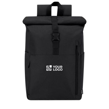 Zaino roll-top in RPET per laptop compatibile con trolley 15''