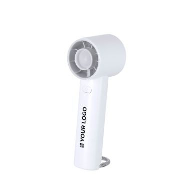 Ventilatore portatile con moschettone, supporto e 3 velocità