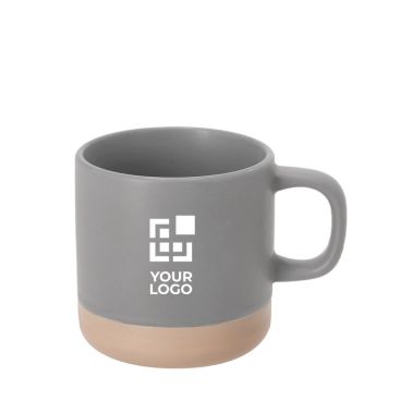 Tazza in ceramica con finitura opaca e base non smaltata 350 ml