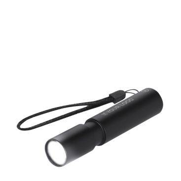Torcia in alluminio riciclato con zoom e batteria ricaricabile