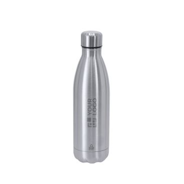Borraccia termica in acciaio inox riciclato con tappo abbinato 500 ml