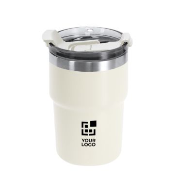 Bicchiere termico da asporto a doppia parete con chiusura ermetica 350 ml
