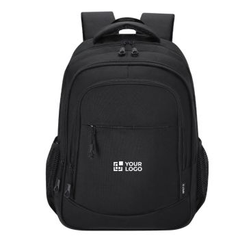Zaino per computer portatile in RPET con 3 scomparti con cerniera 15''