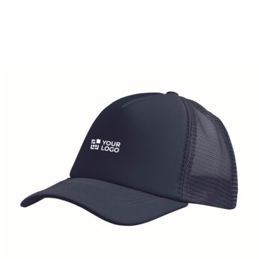 Cappellino trucker in poliestere 140-150g/m² con rinforzo in schiuma