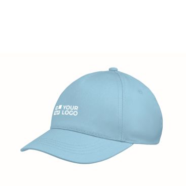 Cappellino per bambini in cotone a 5 pannelli 180 g/m²