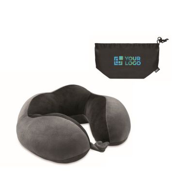 Cuscino da viaggio in schiuma con rivestimento in morbido spandex