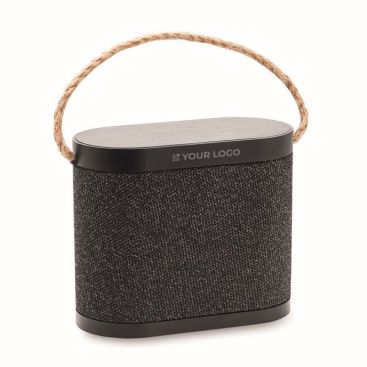 Altoparlante wireless 5.3 con caricatore e laccetto in juta 15W