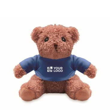 Orsetto di peluche con maglietta colorata personalizzabile