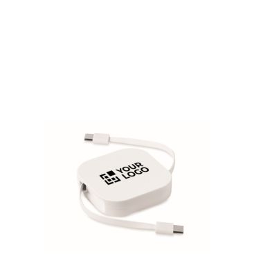 Cavo retrattile Type-C con trasferimento dati e supporto mobile