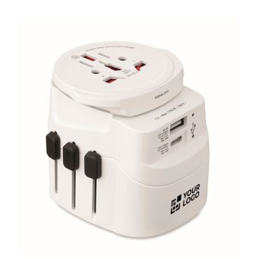 Adattatore universale con connettori USB-A e USB-C 20W