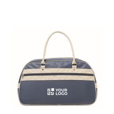 Classica borsa sportiva vintage in pelle sintetica 21,5L