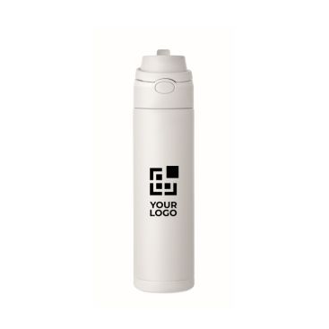 Borraccia antigoccia a doppia parete in acciaio inox riciclato 500 ml