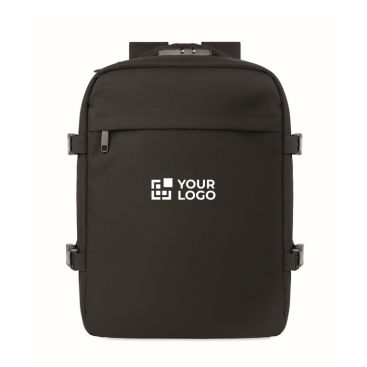 Zaino da viaggio in poliestere RPET con scomparto per laptop 20L