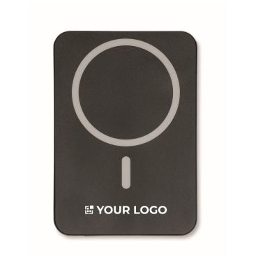 Powerbank magnetico ultrafine in alluminio riciclato con cavo 5.000mAh
