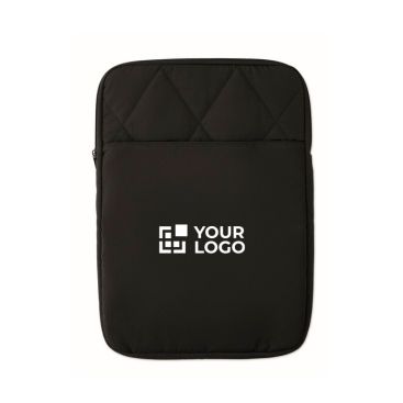 Custodia per laptop in nylon imbottita con tasca frontale 15''