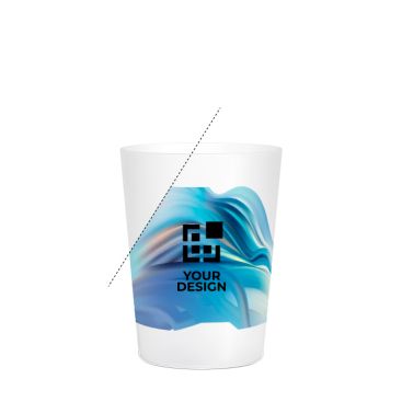 Bicchiere riutilizzabile e riciclabile in plastica versione mini 220 ml
