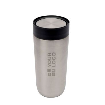 Bicchiere termico in acciaio inossidabile apertura a pulsante 350ml