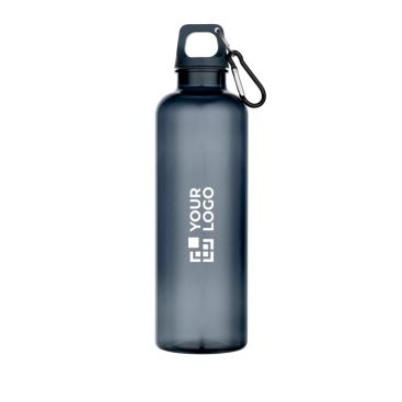 Borraccia in plastica riciclata resistente e leggera con moschettone 750 ml