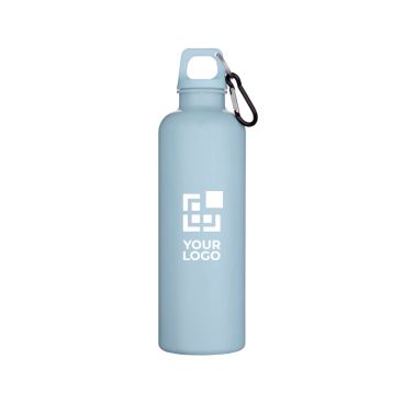 Borraccia in plastica riciclata resistente e leggera con moschettone 750 ml