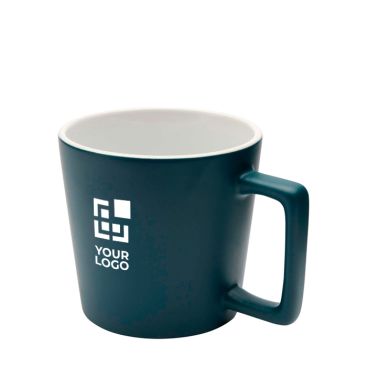 Tazza in ceramica con finitura opaca e manico squadrato 370ml