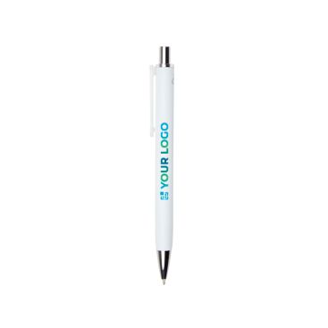 Penna a sfera in plastica riciclata con inchiostro semi-gel nero 0,7 mm
