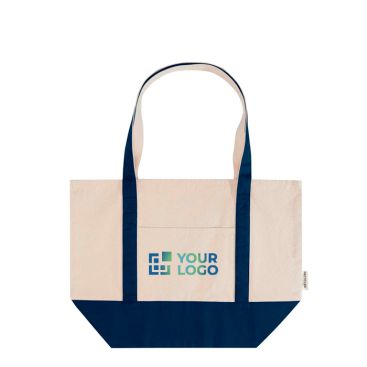 Borsa multiuso in cotone riciclato con doppi manici 320 g/m²