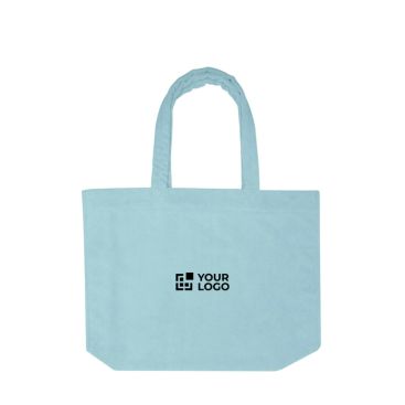 Borsa da spiaggia tote con finitura soft e ampio scomparto