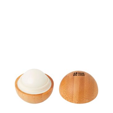 Balsamo labbra alla vaniglia con custodia in bambù SPF 15