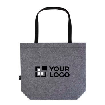 Shopper personalizzabile in feltro riciclato di alta qualità da 20L
